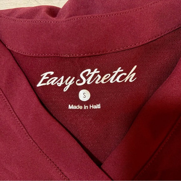 Wine/Burgundy Maternity Scrub Set - Easy Stretch - Small - Picture 7 of 8